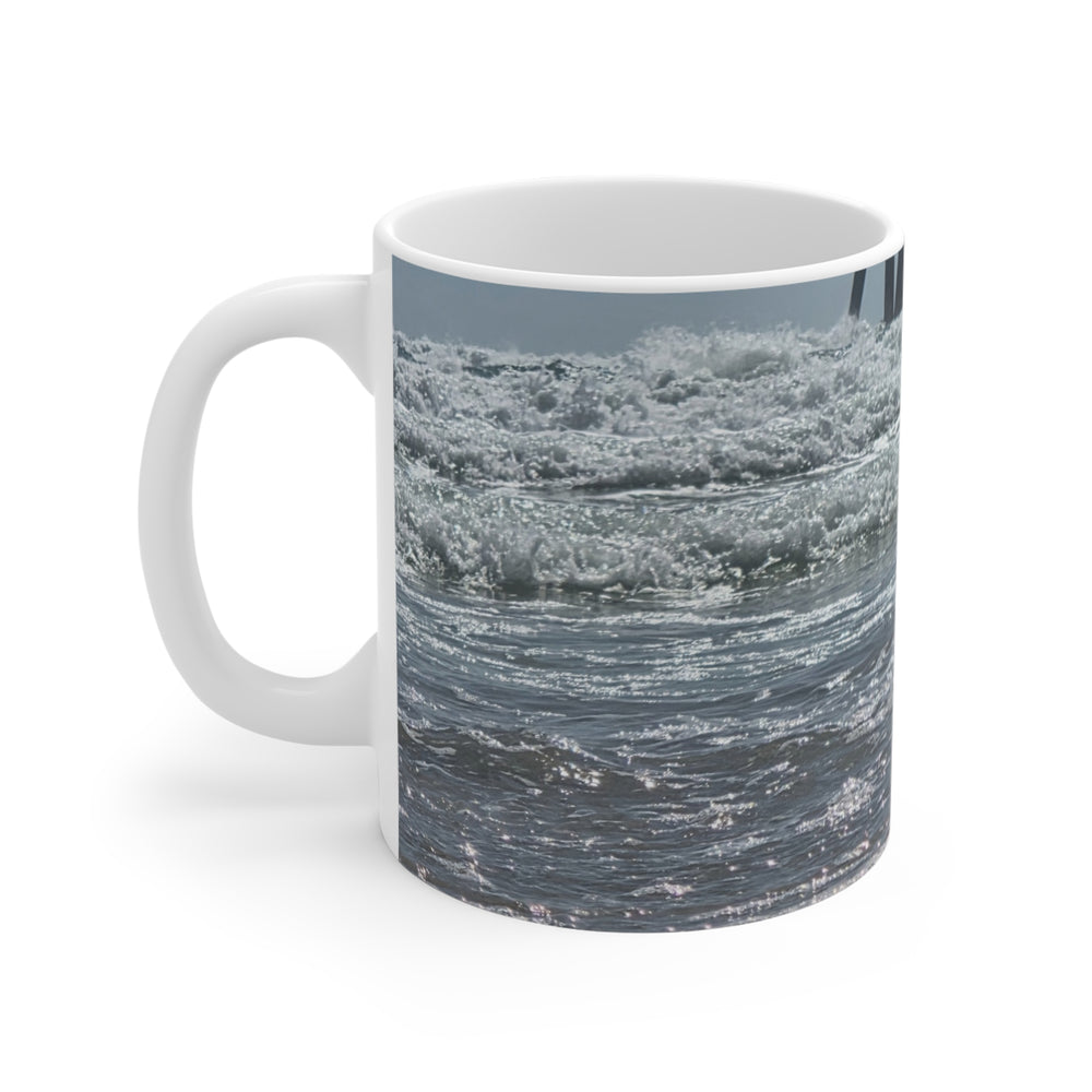 Foam Line To The Pier — 11oz Mug