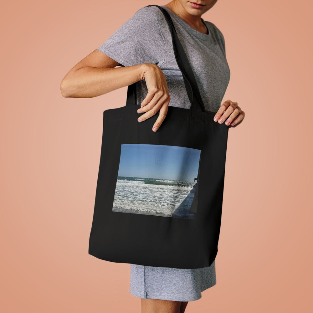 Breaking By The Pier — Cotton Tote
