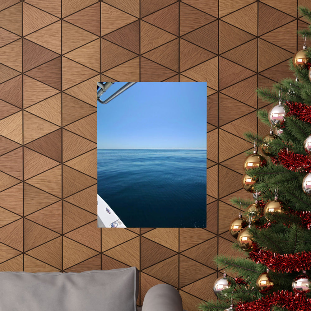 Glass Calm Offshore — Matte Poster