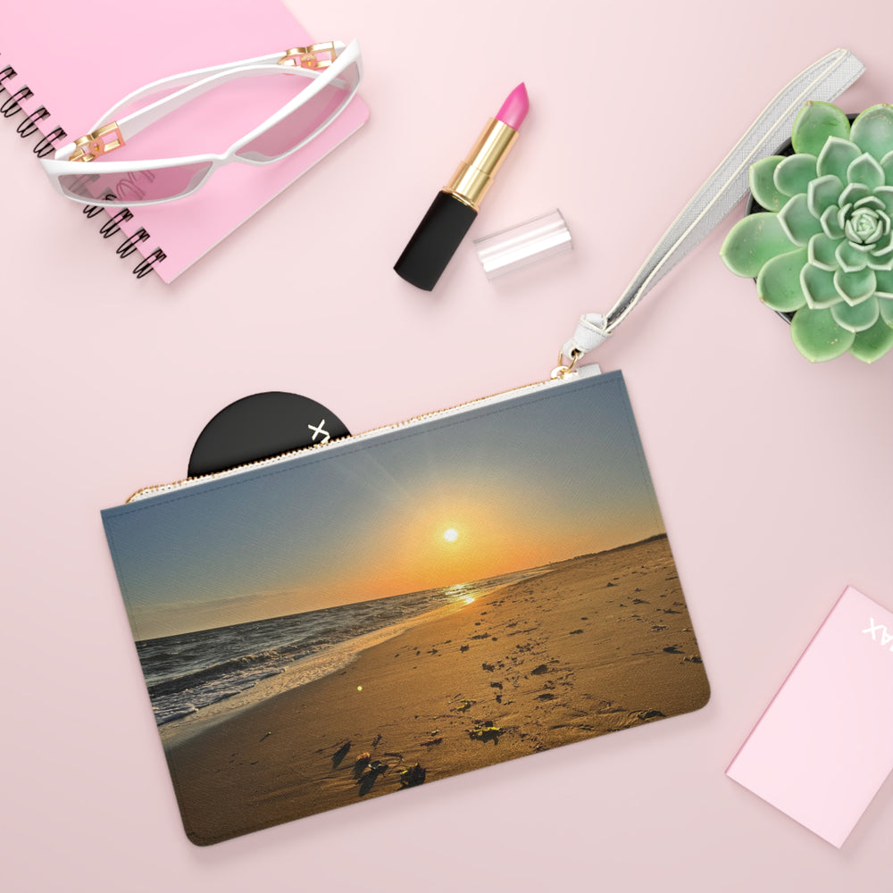 Golden Hour Shoreline — Clutch Bag
