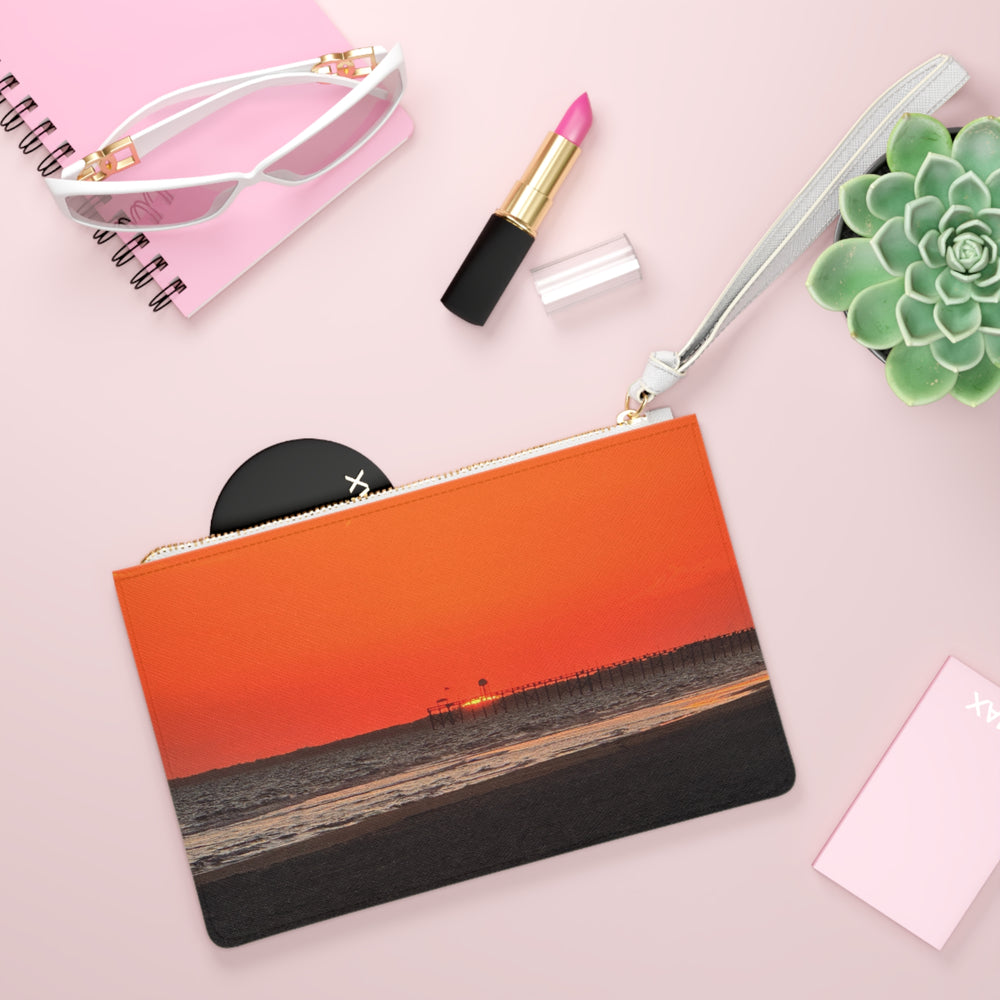 Crimson Pier — Clutch Bag