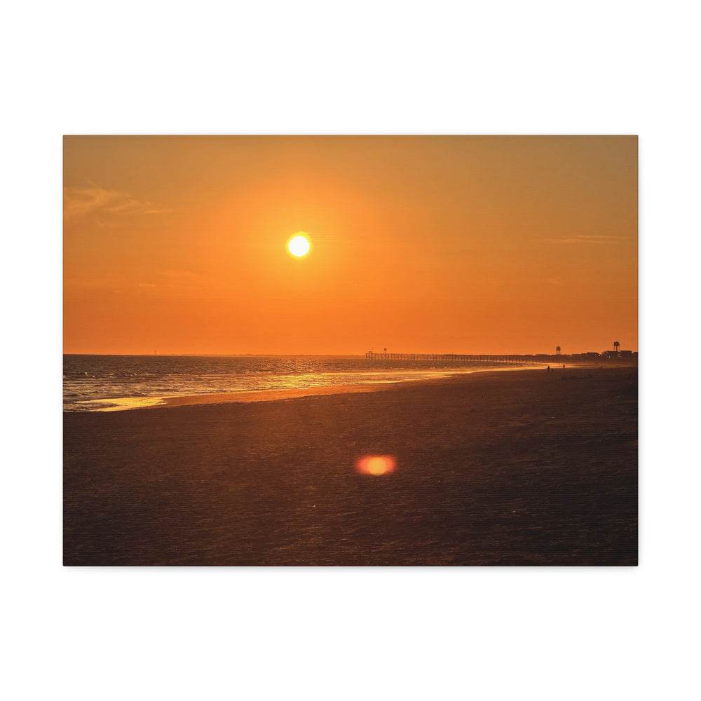 Amber Evening — Stretched Canvas