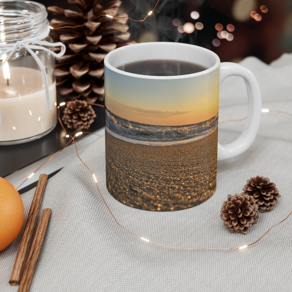 Sparkling Sand At Dusk — 11oz Mug