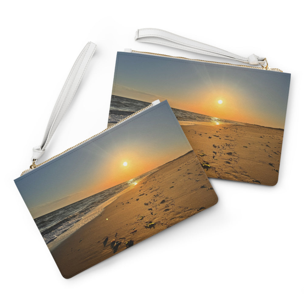 Golden Hour Shoreline — Clutch Bag