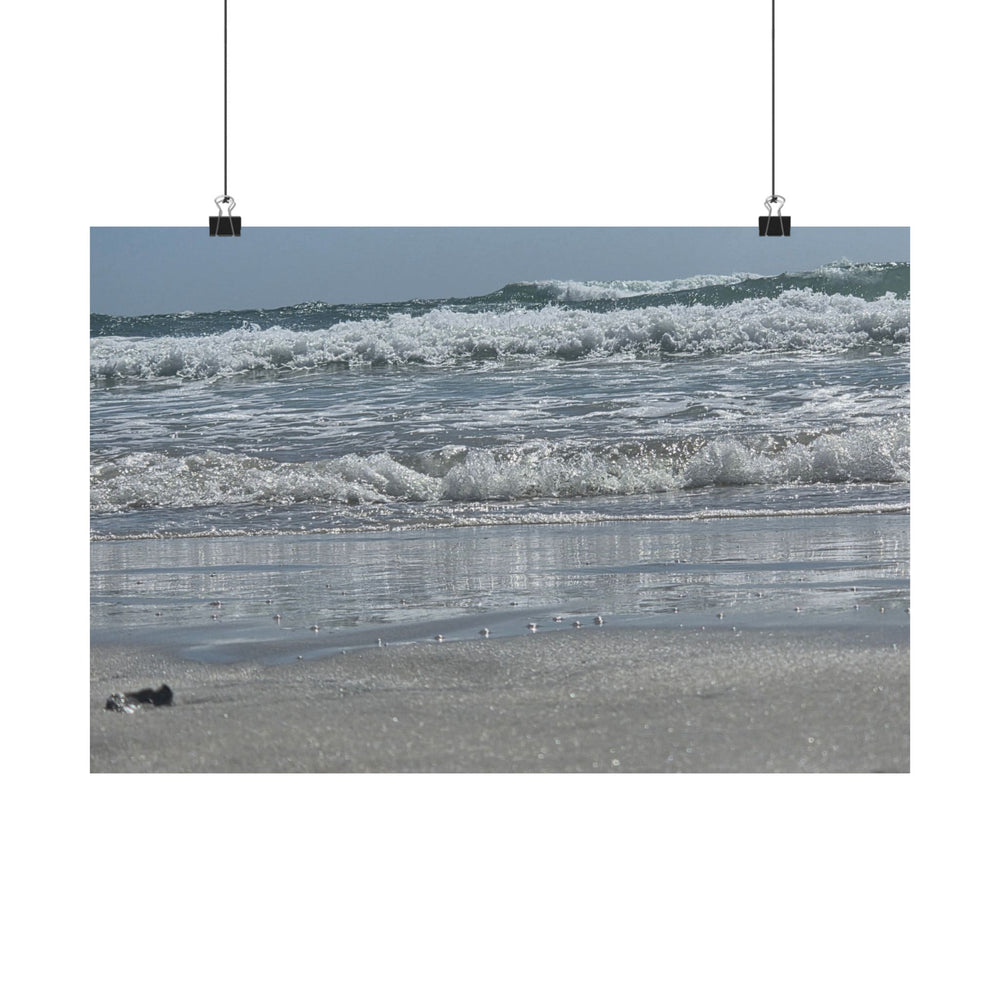 Shoreline Rush — Matte Poster