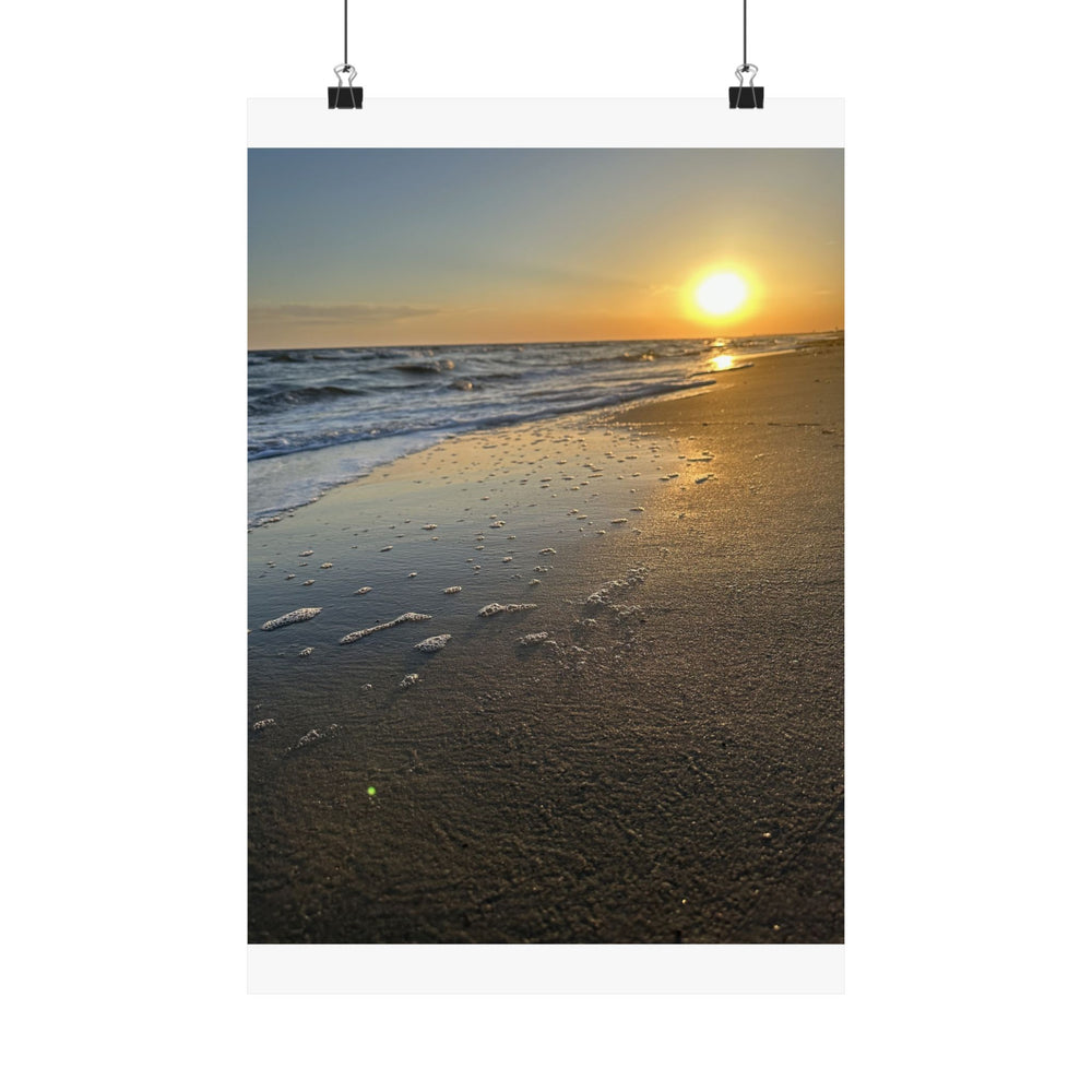 Sunset Seafoam — Matte Poster