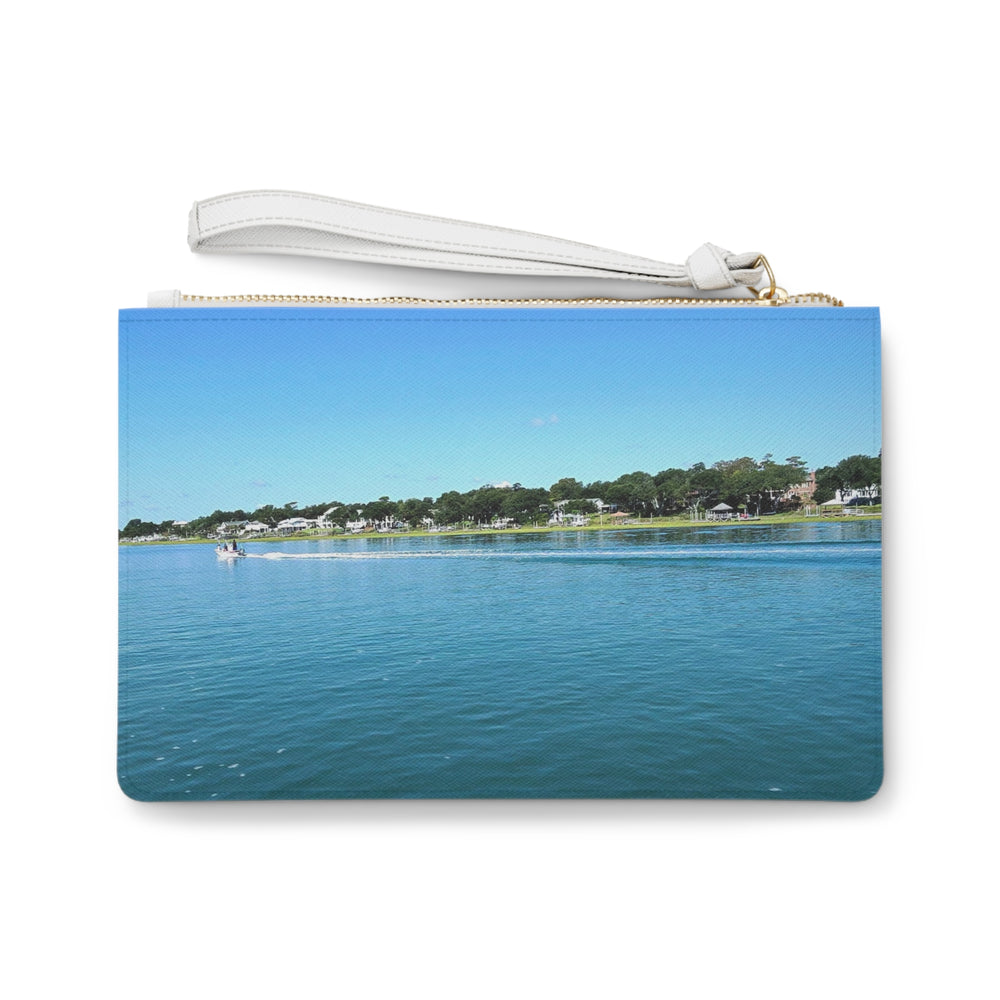 Waterway Morning Run — Clutch Bag