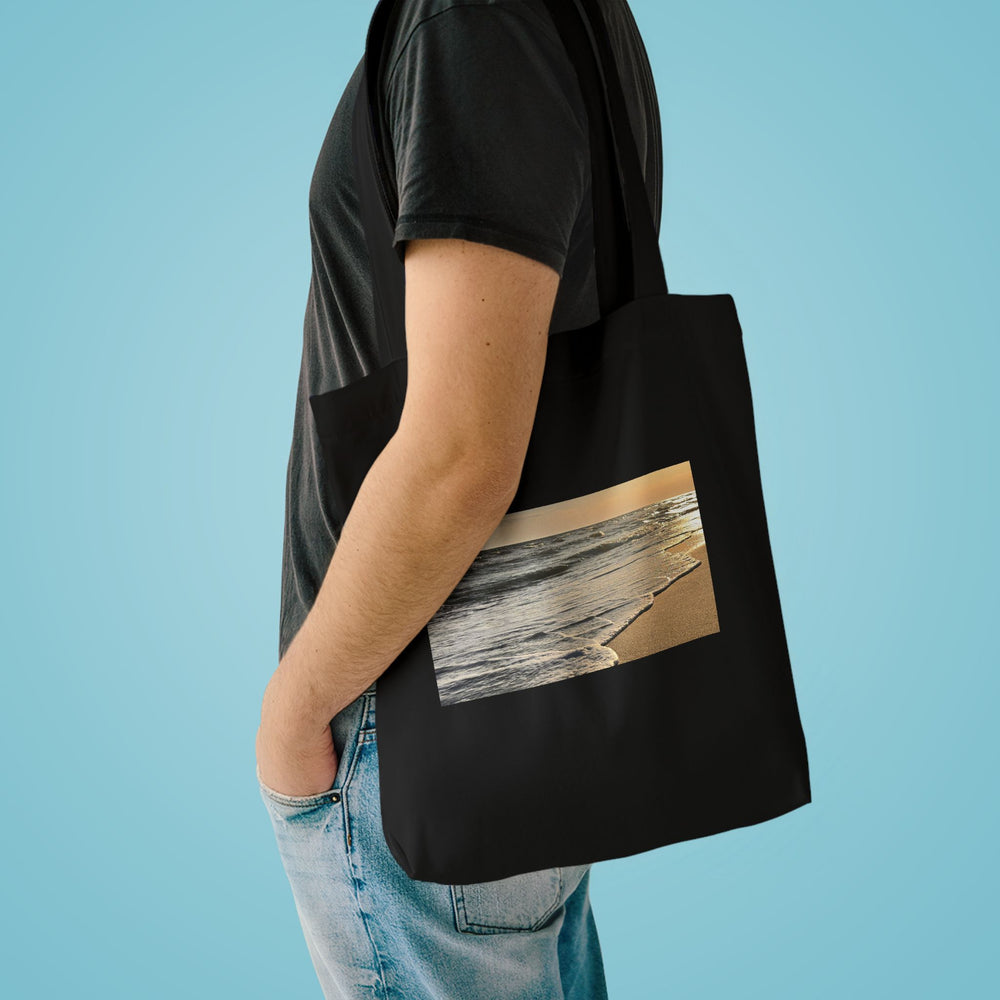 Golden Foam Lace — Cotton Tote