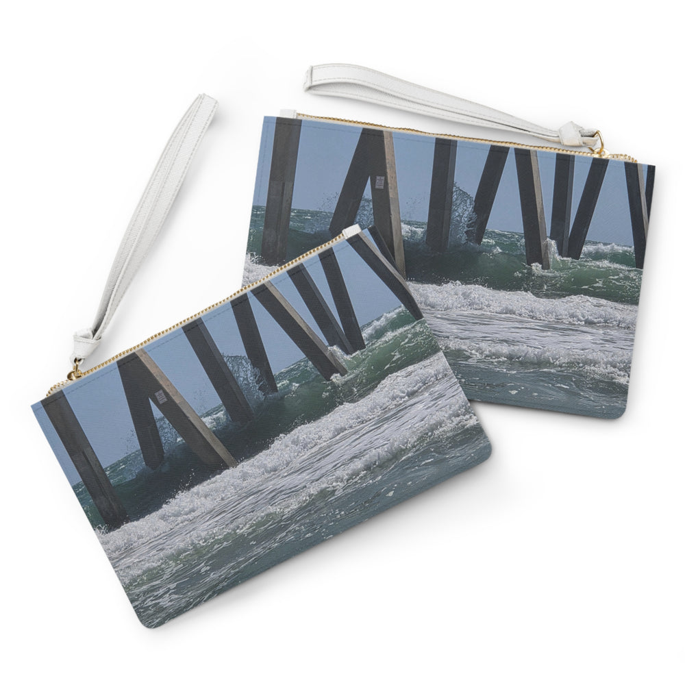 Surge Through The Pilings — Clutch Bag