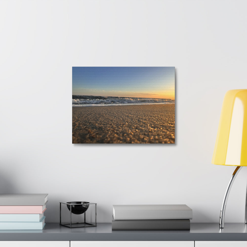Sparkling Sand At Dusk — Stretched Canvas