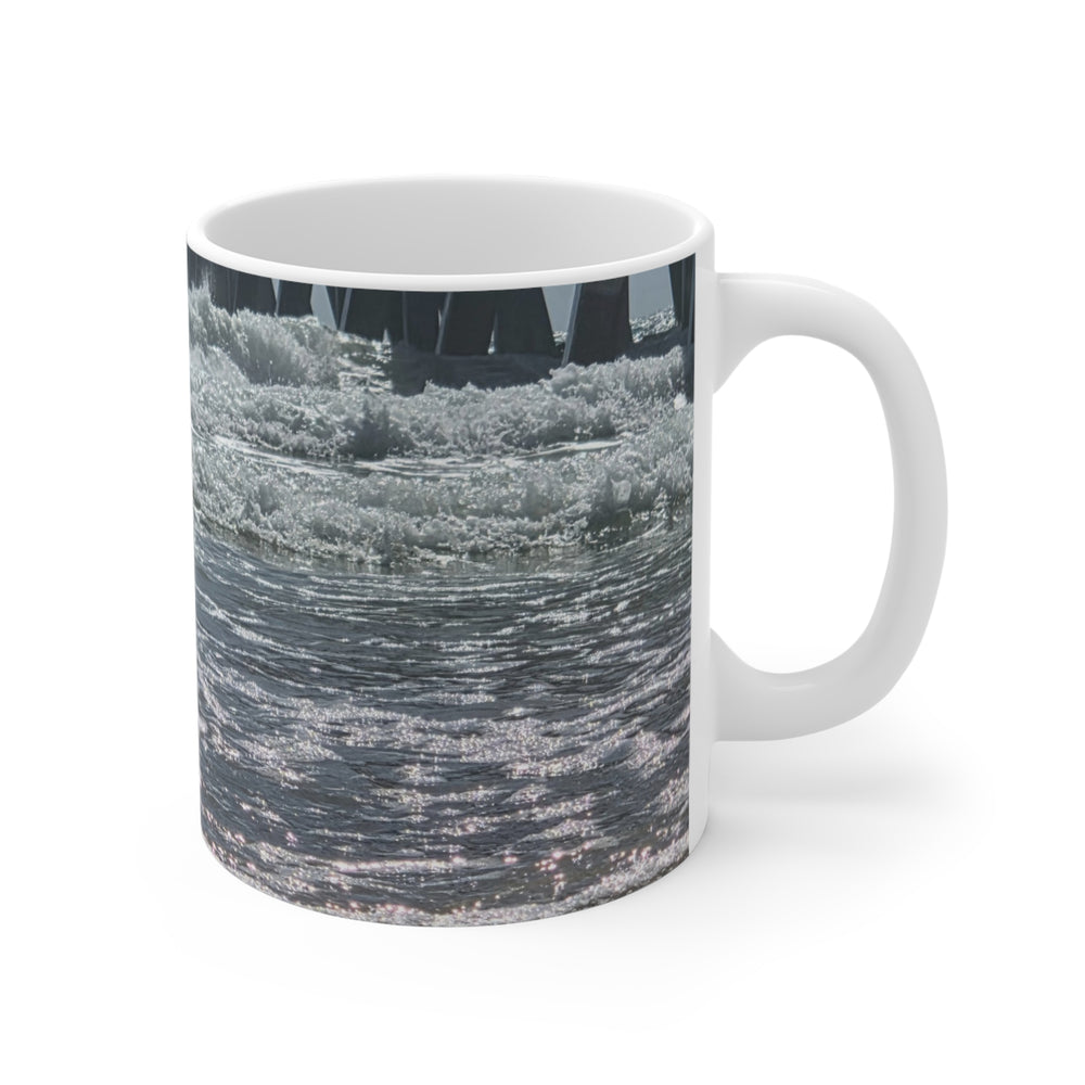 Foam Line To The Pier — 11oz Mug