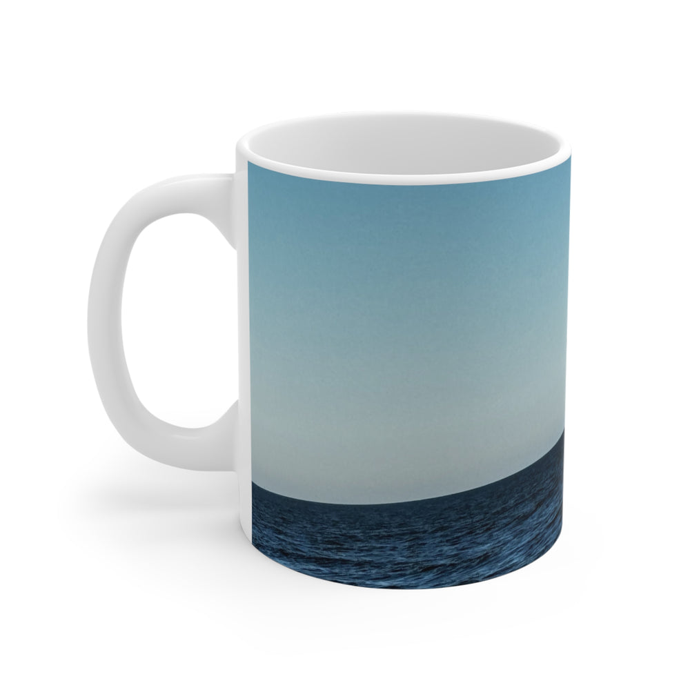 Lone Gull Soaring — 11oz Mug
