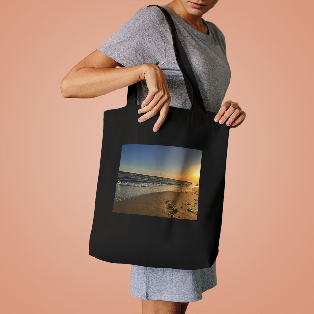 Tide Line At Golden Hour — Cotton Tote