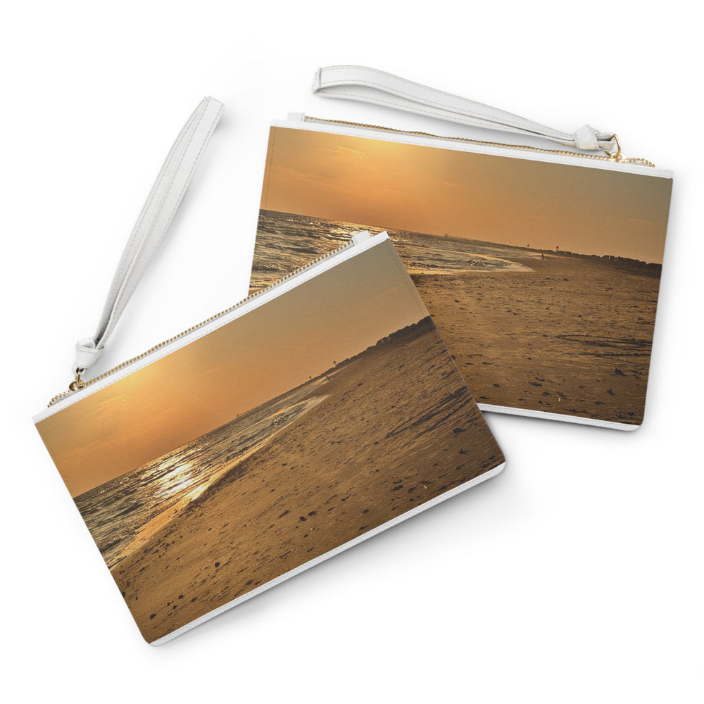 Golden Hour Strand — Clutch Bag