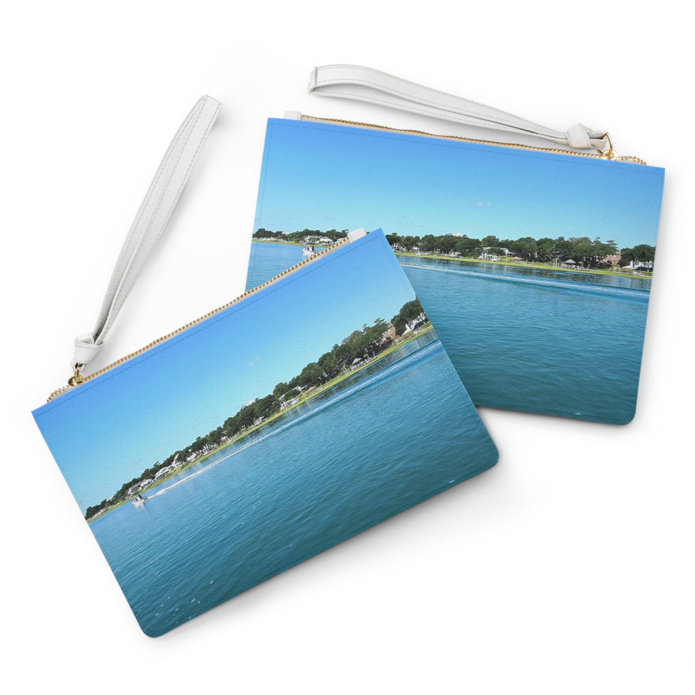 Waterway Morning Run — Clutch Bag