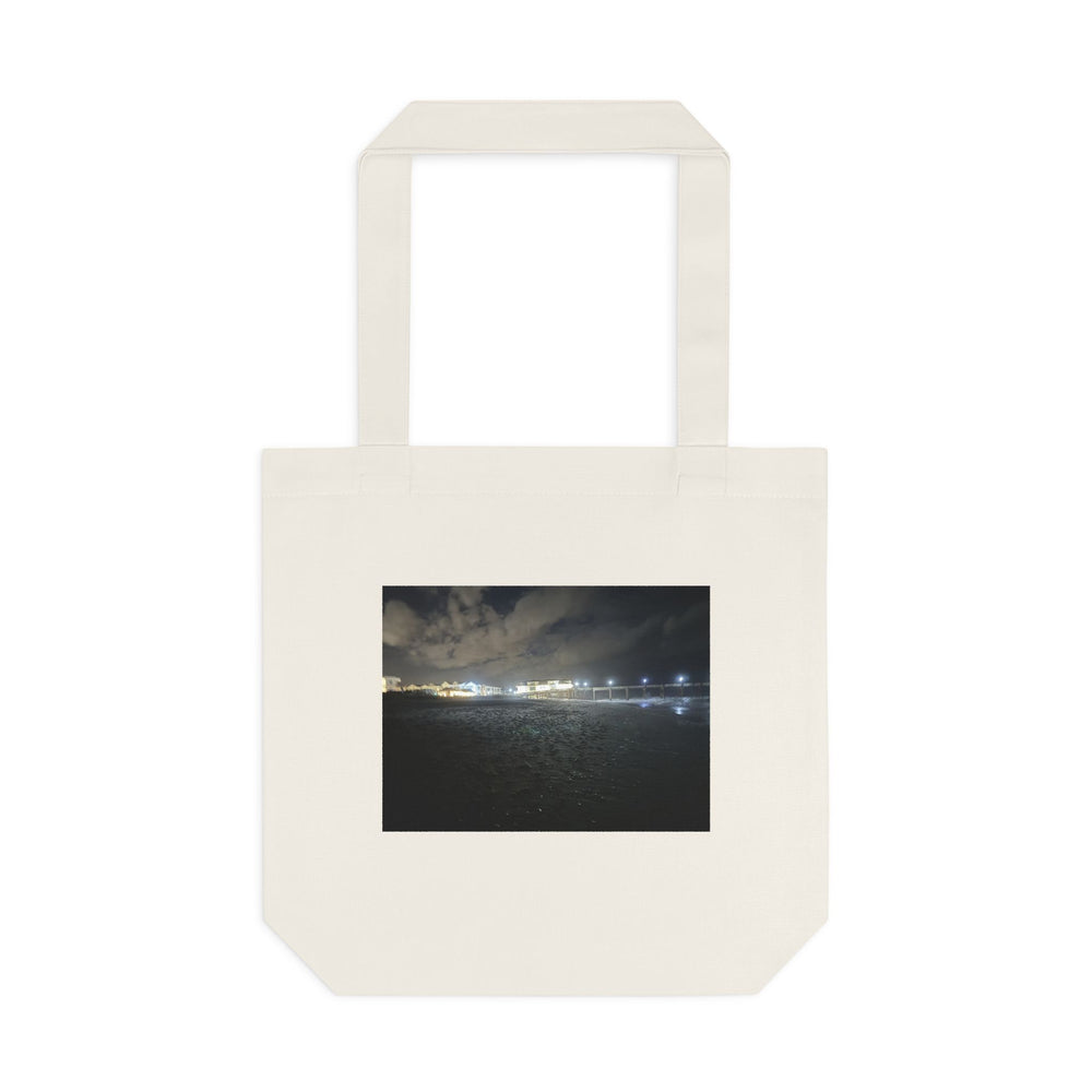 Pier Lights At Night — Cotton Tote
