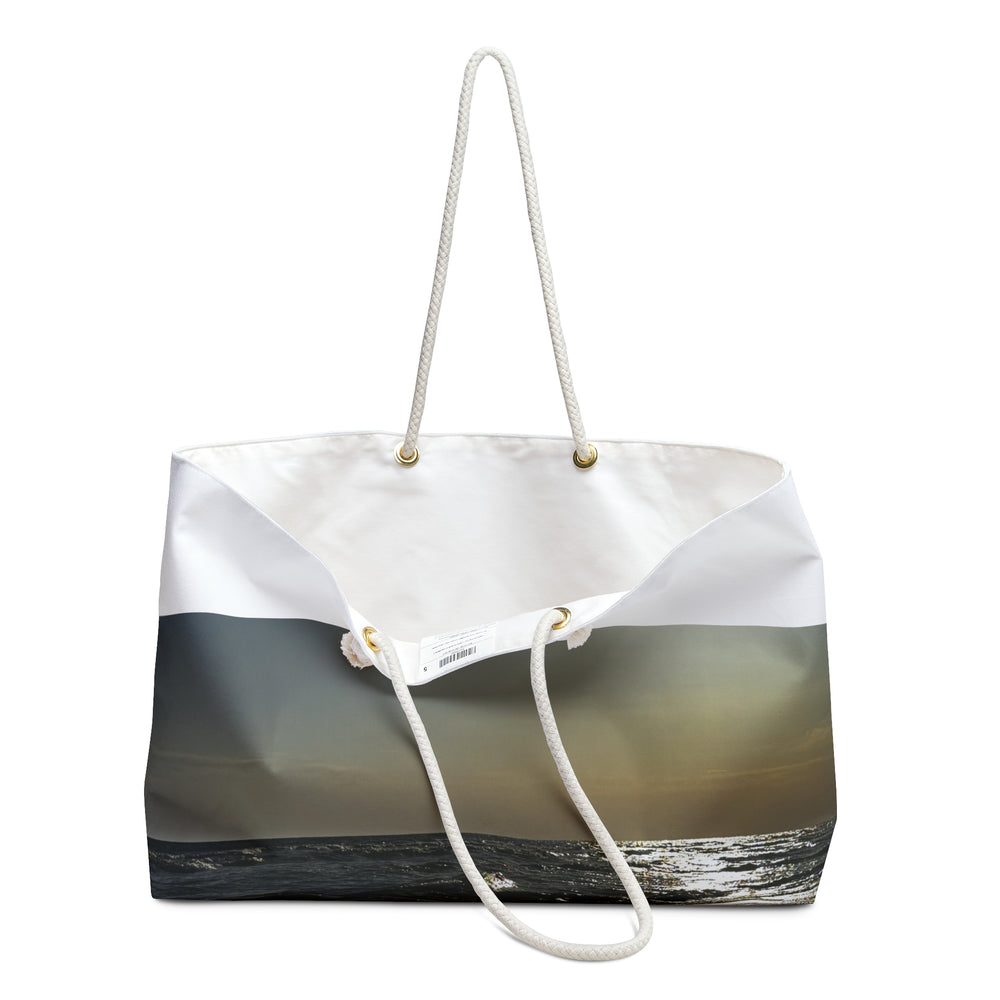 Silver Morning Shoreline — Weekender Bag