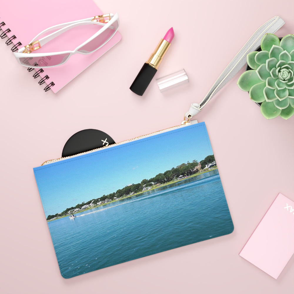 Waterway Morning Run — Clutch Bag