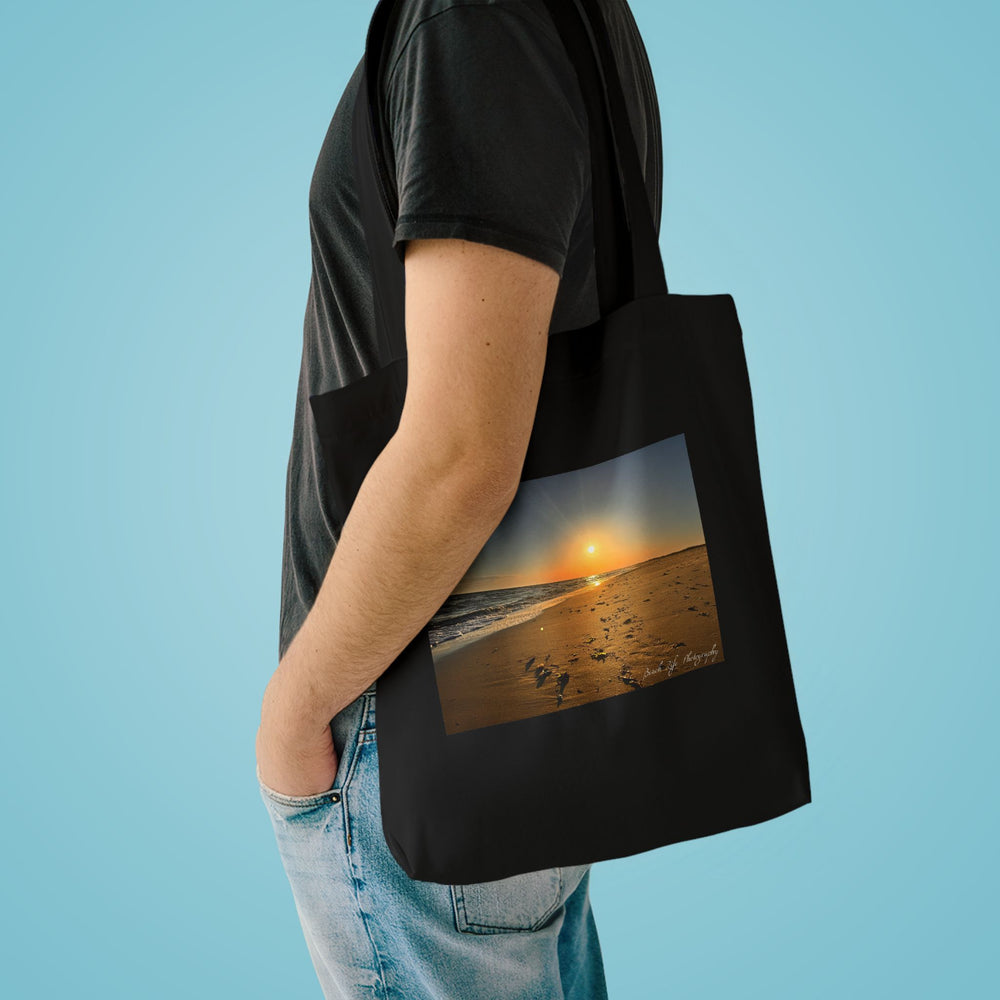 Golden Hour Shoreline — Cotton Tote