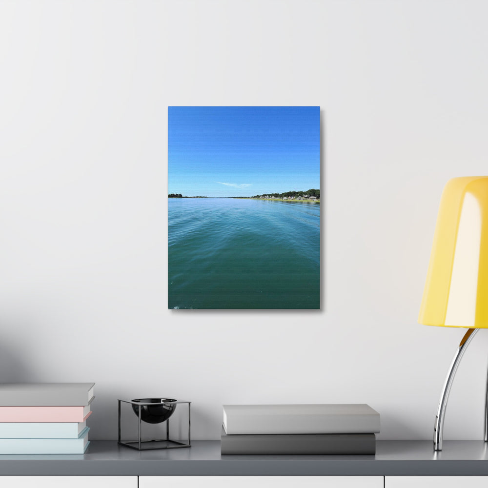 Intracoastal Teal — Stretched Canvas
