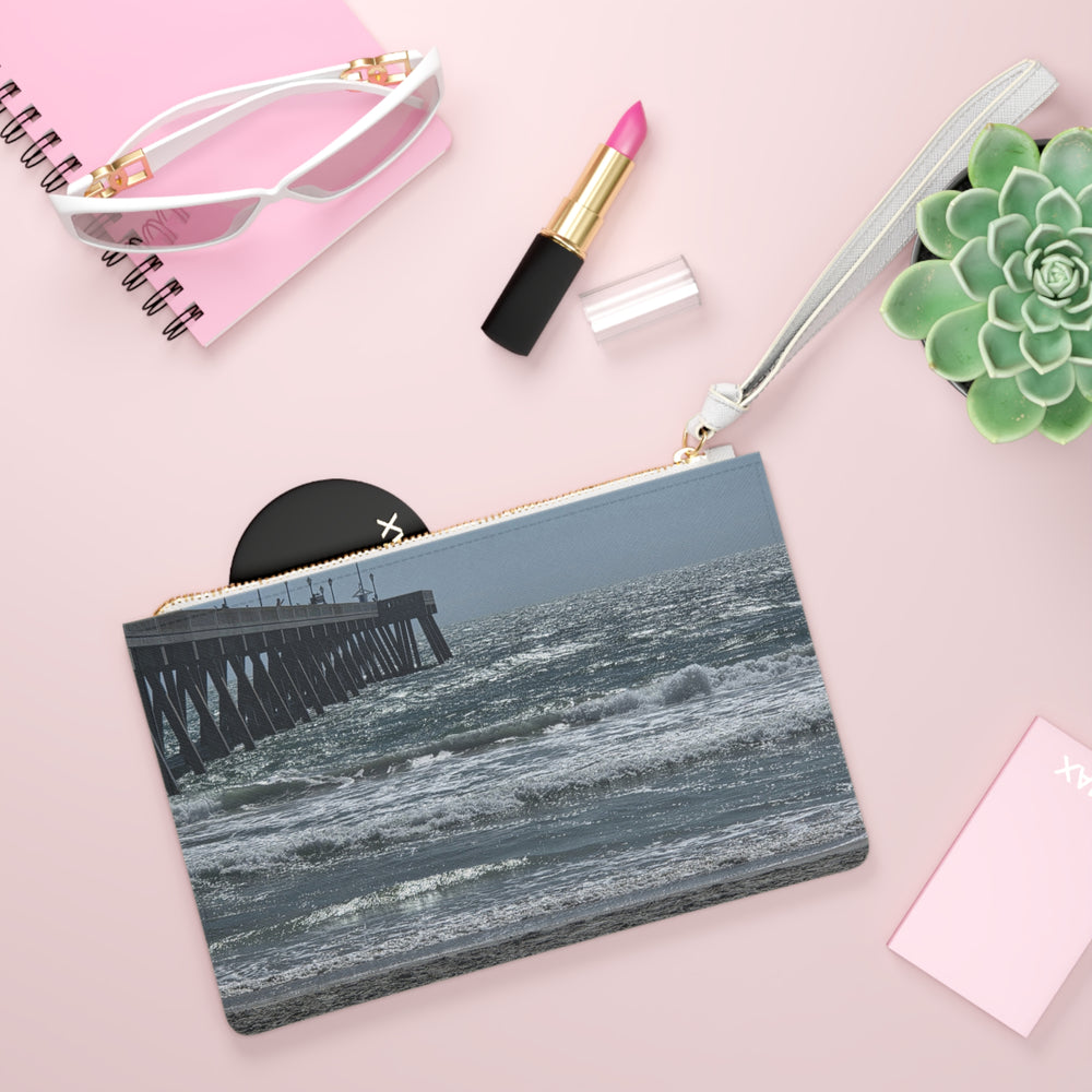 Silver Water Pier — Clutch Bag