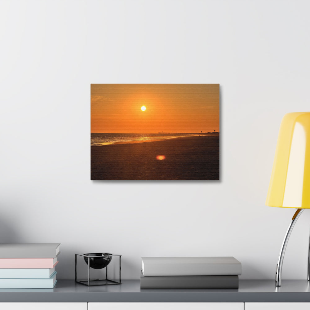 Amber Evening — Stretched Canvas