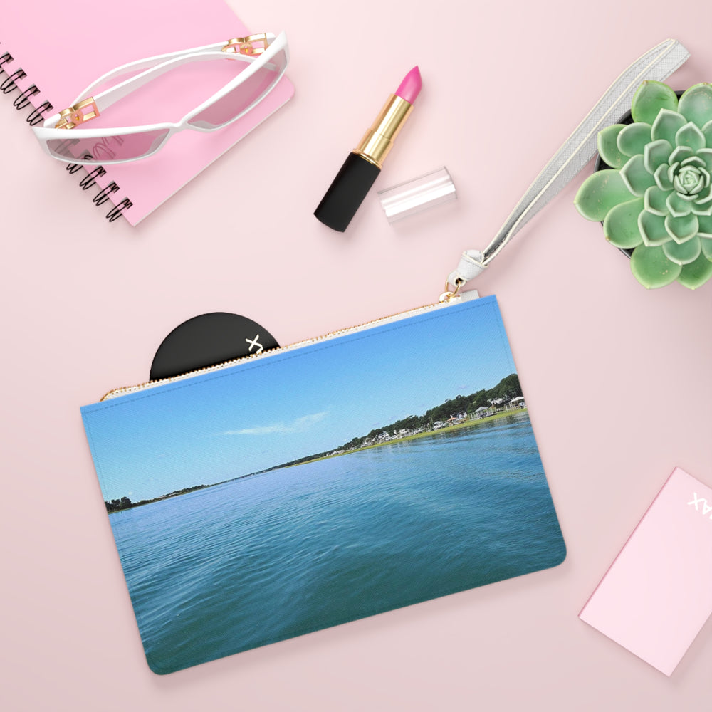 Intracoastal Teal — Clutch Bag