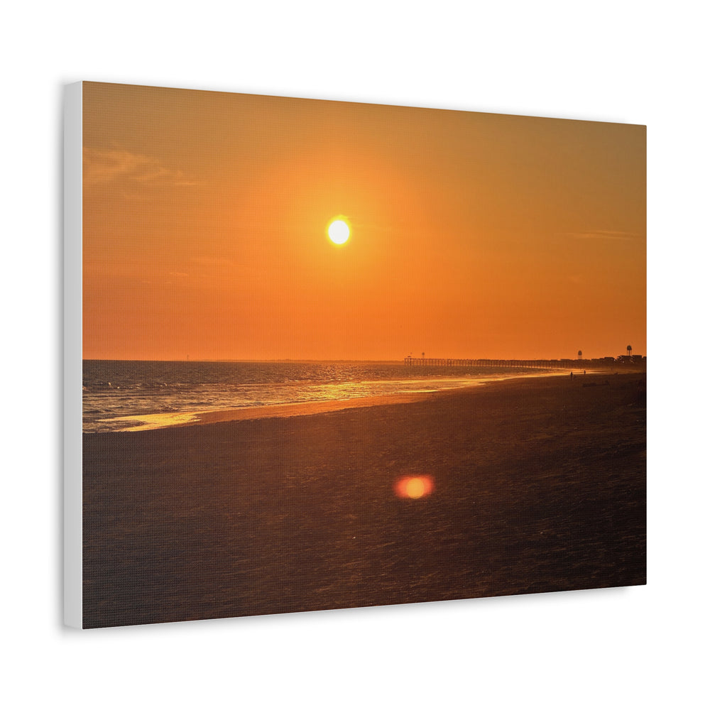 Amber Evening — Stretched Canvas