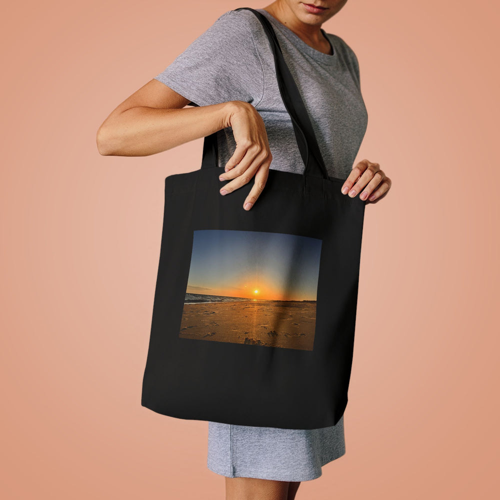 Footprints At Sunset — Cotton Tote