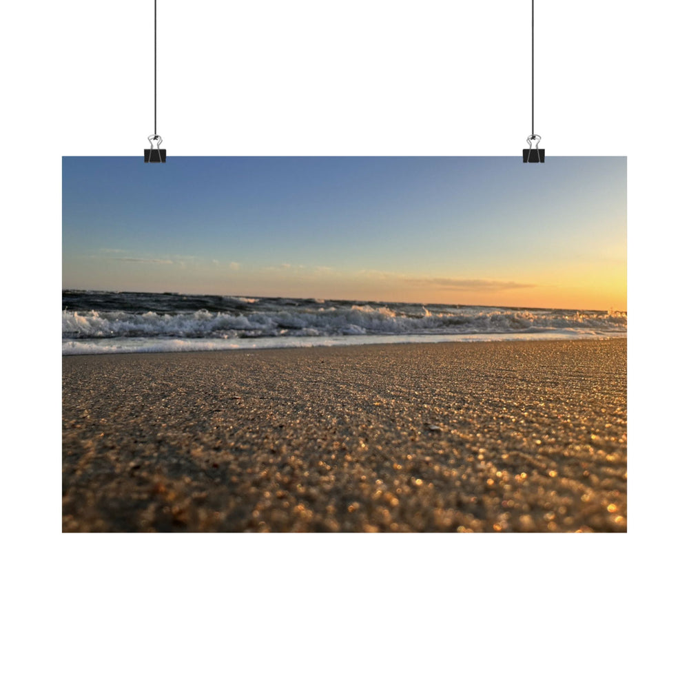 Sparkling Sand At Dusk — Matte Poster