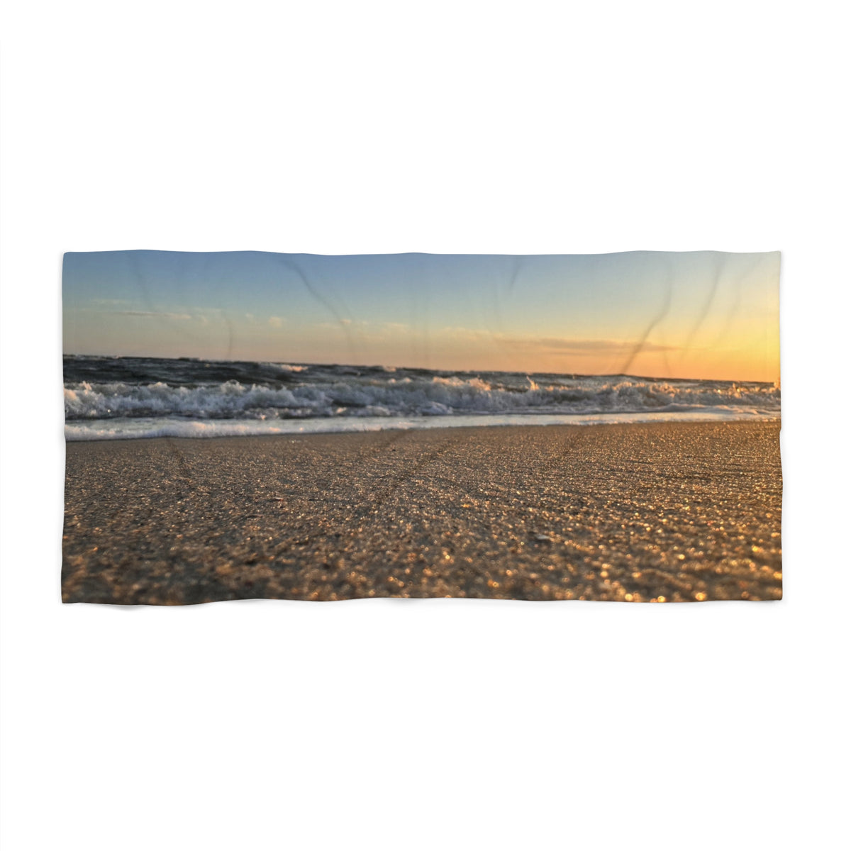 Sparkling Sand At Dusk — Beach Towel