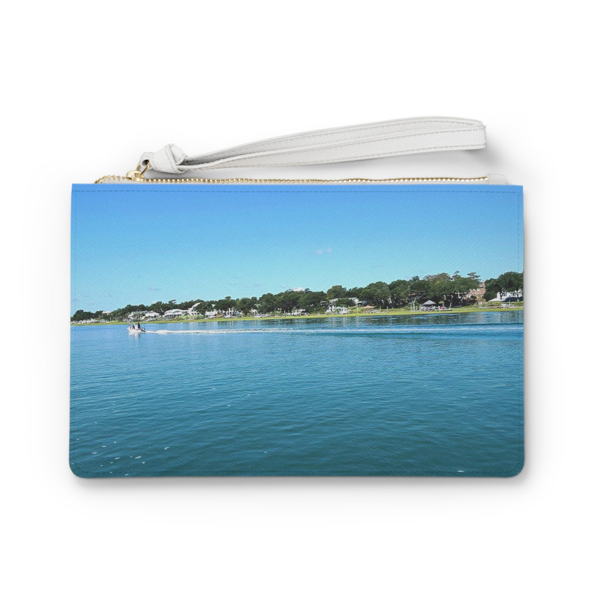 Waterway Morning Run — Clutch Bag