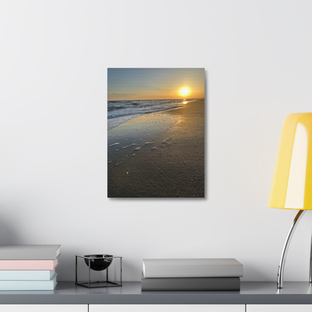Sunset Seafoam — Stretched Canvas