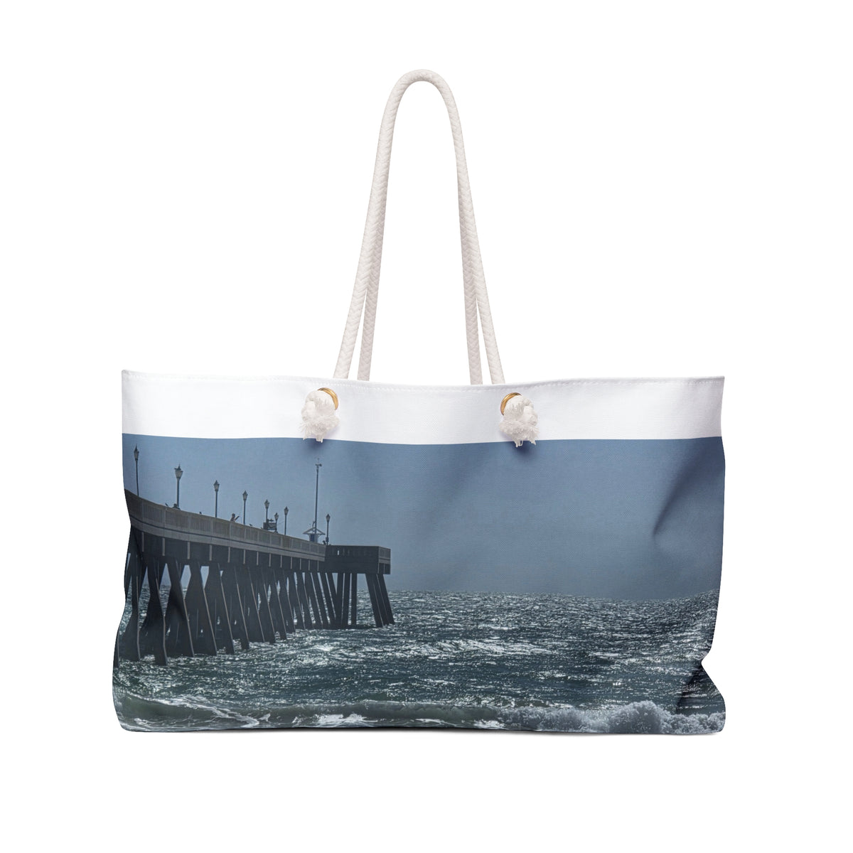 Silver Water Pier — Weekender Bag