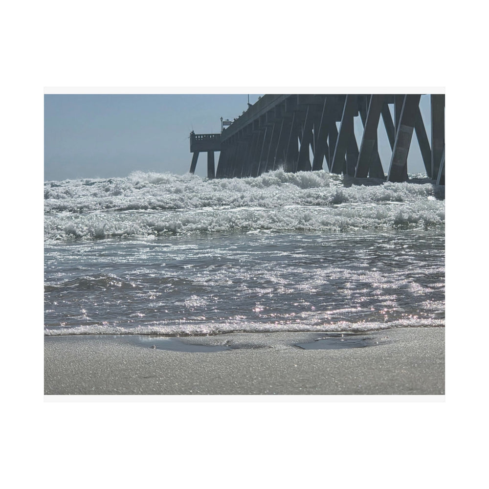 Foam Line To The Pier — Matte Poster