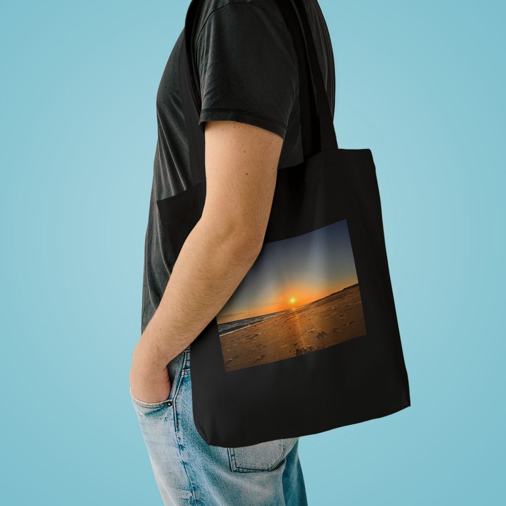 Footprints At Sunset — Cotton Tote