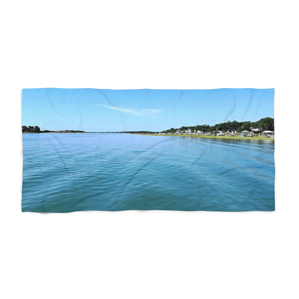 Intracoastal Teal — Beach Towel