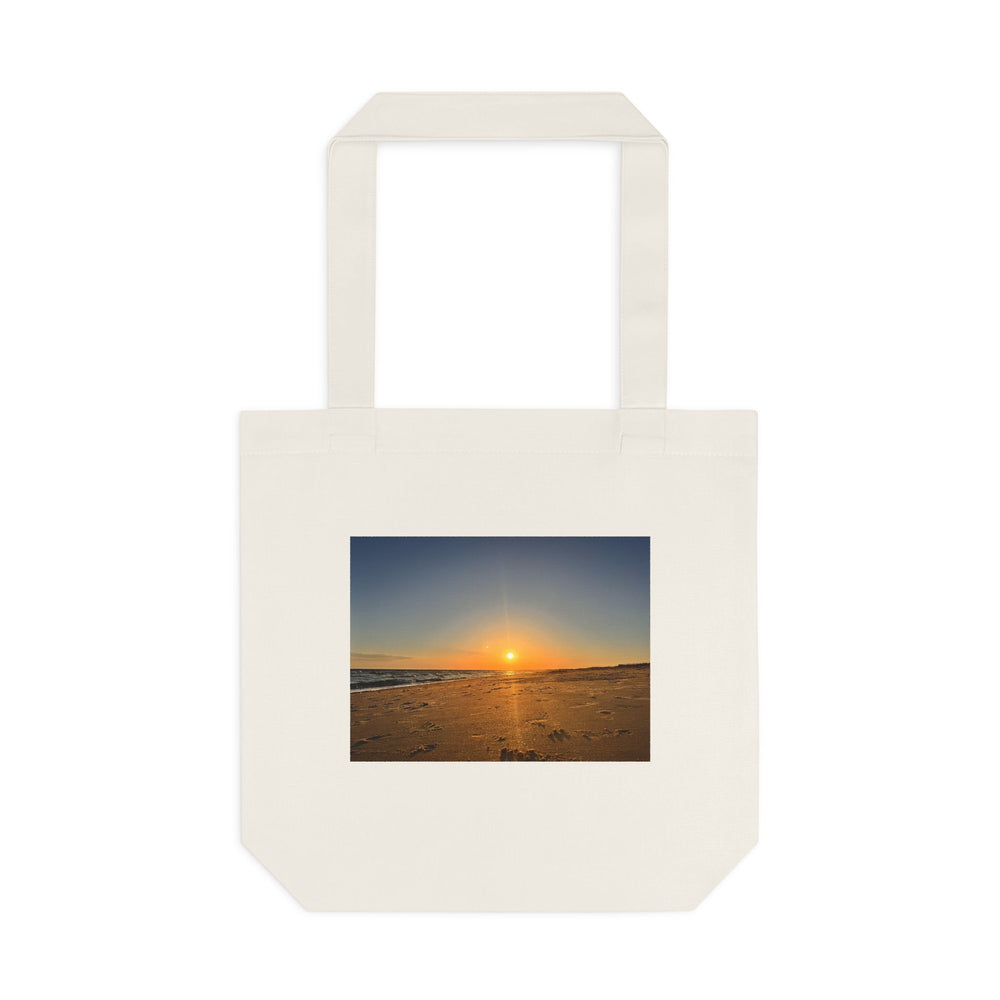 Footprints At Sunset — Cotton Tote