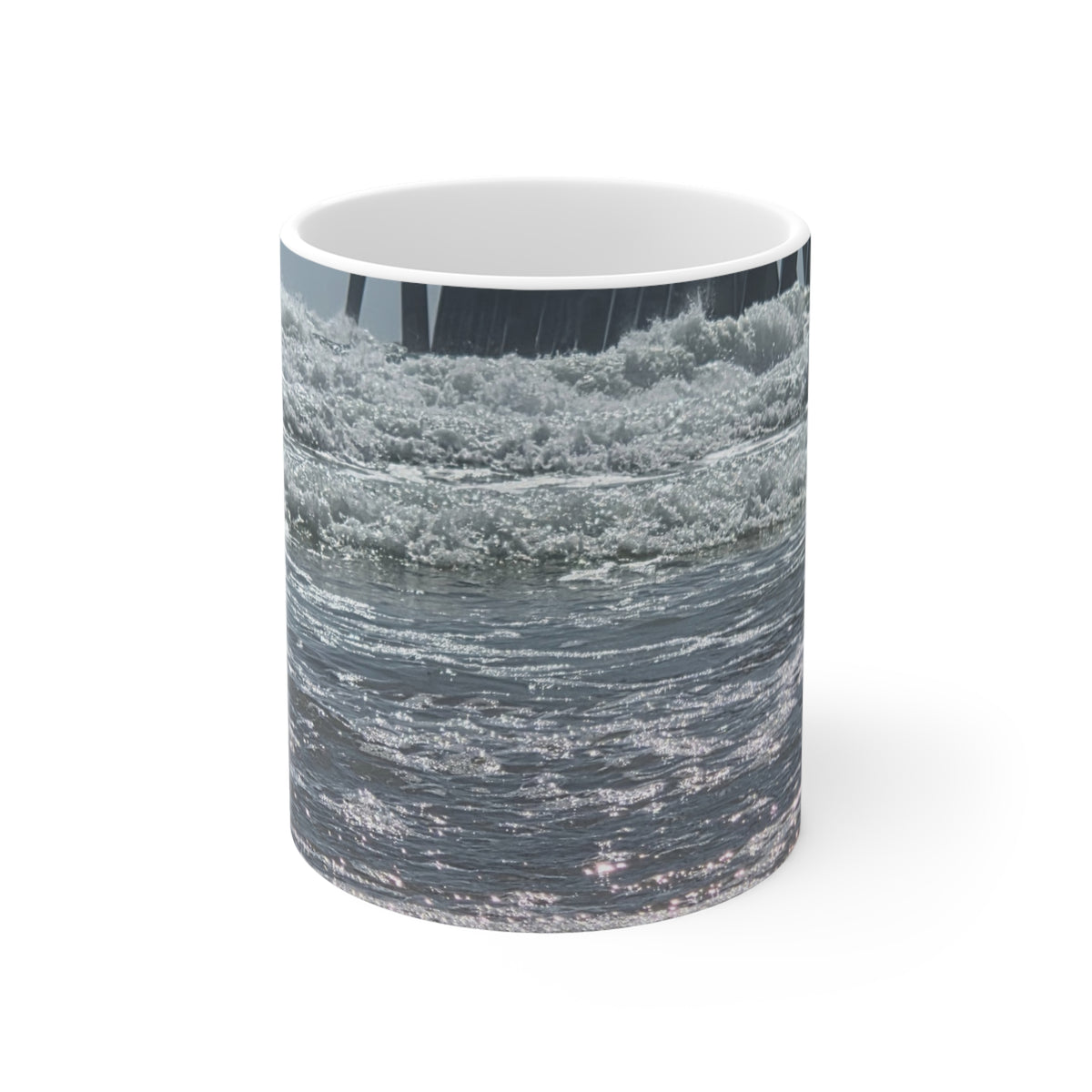 Foam Line To The Pier — 11oz Mug
