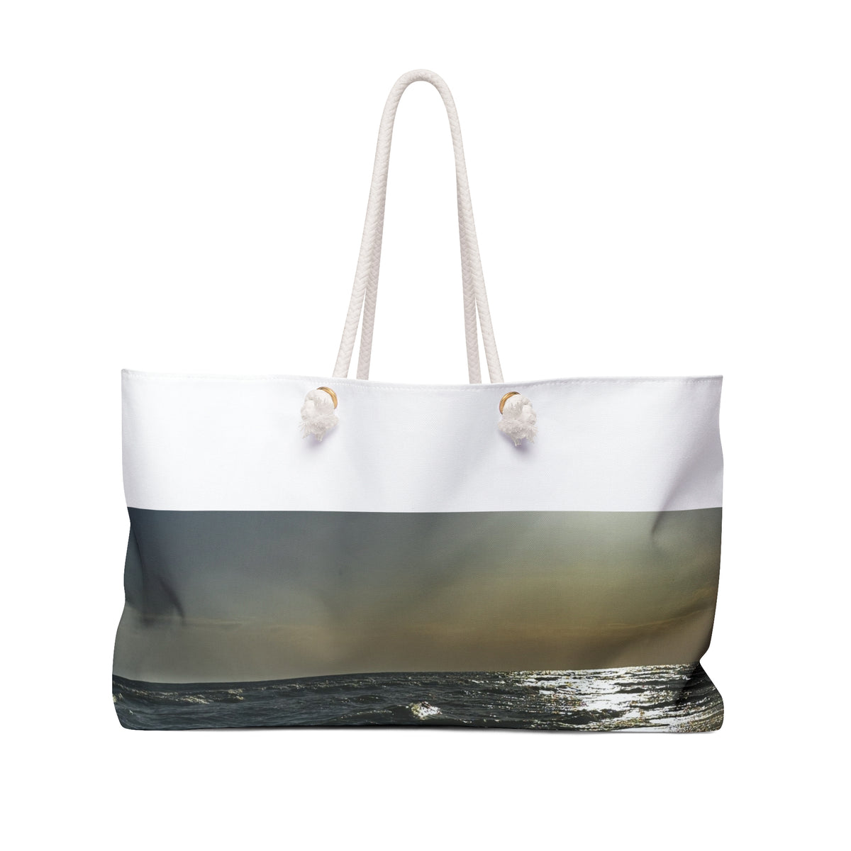 Silver Morning Shoreline — Weekender Bag