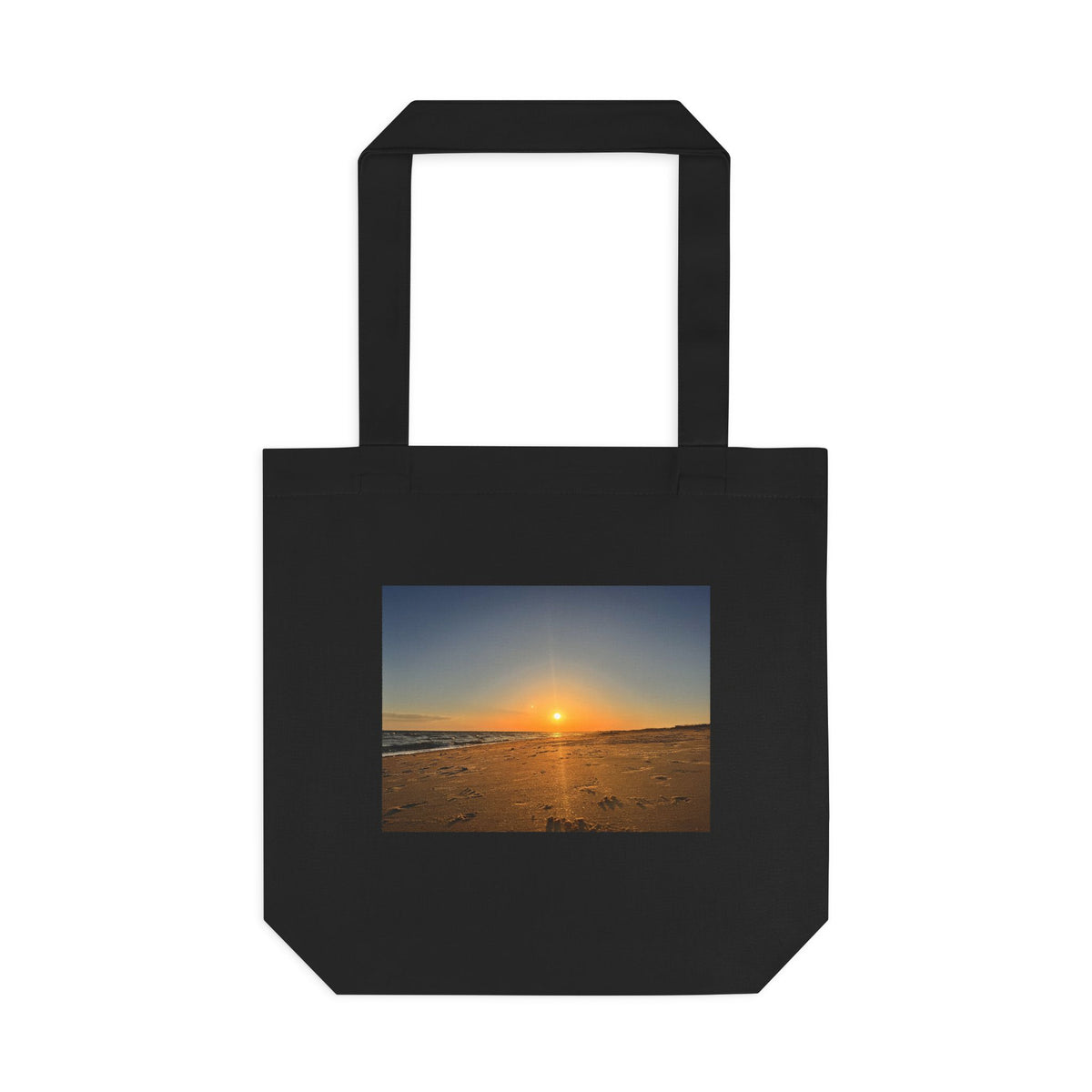 Footprints At Sunset — Cotton Tote