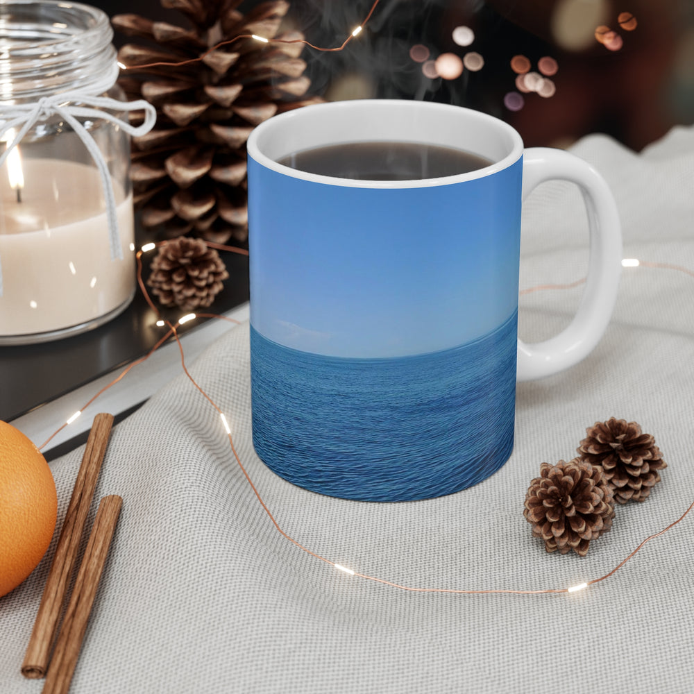 Sapphire Ripple Field — 11oz Mug