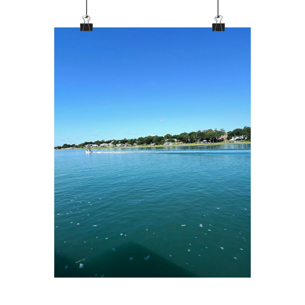 Waterway Morning Run — Matte Poster