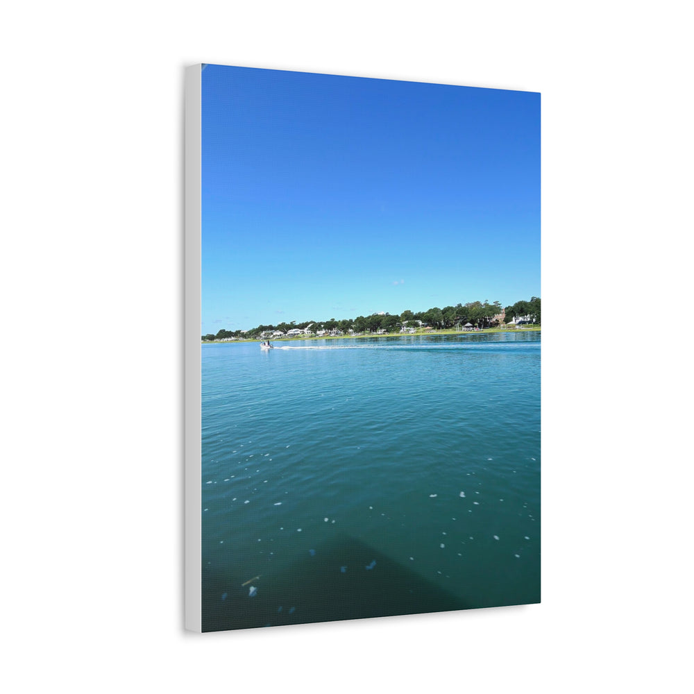 Waterway Morning Run — Stretched Canvas