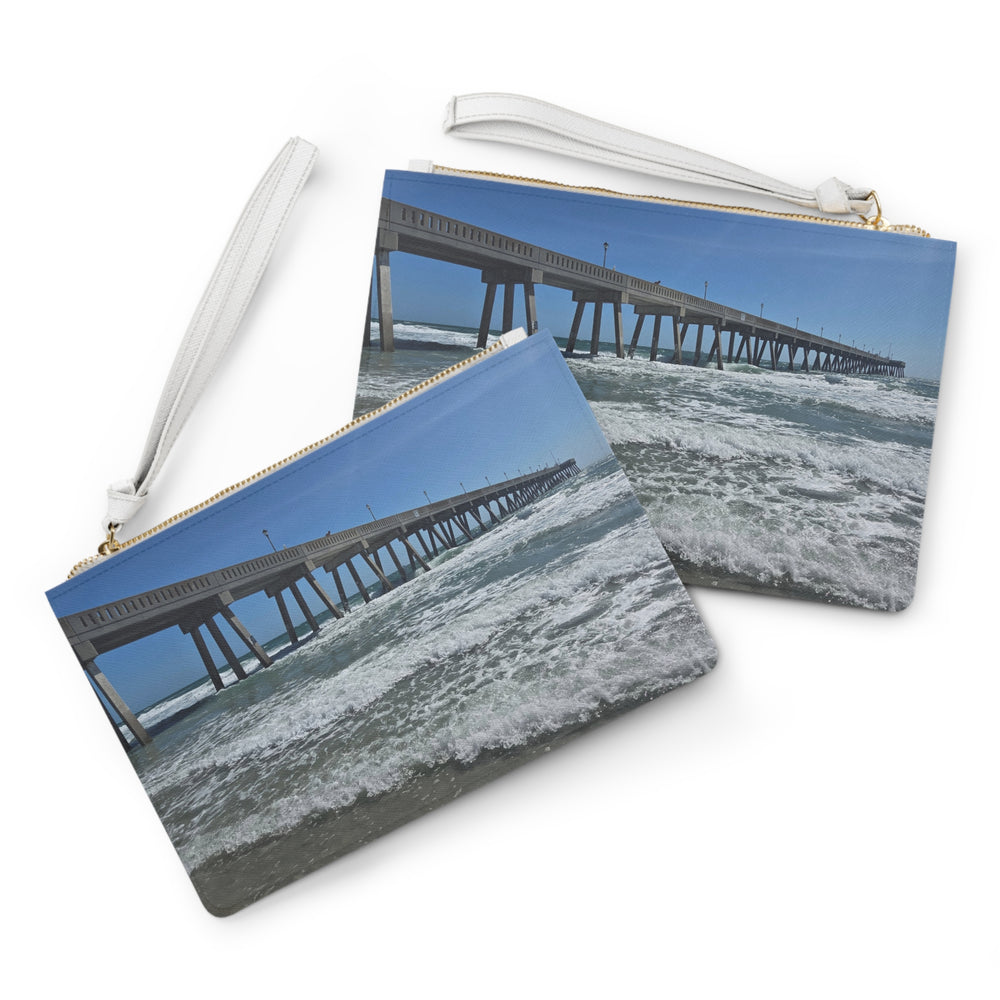 Pier In Full Blue — Clutch Bag