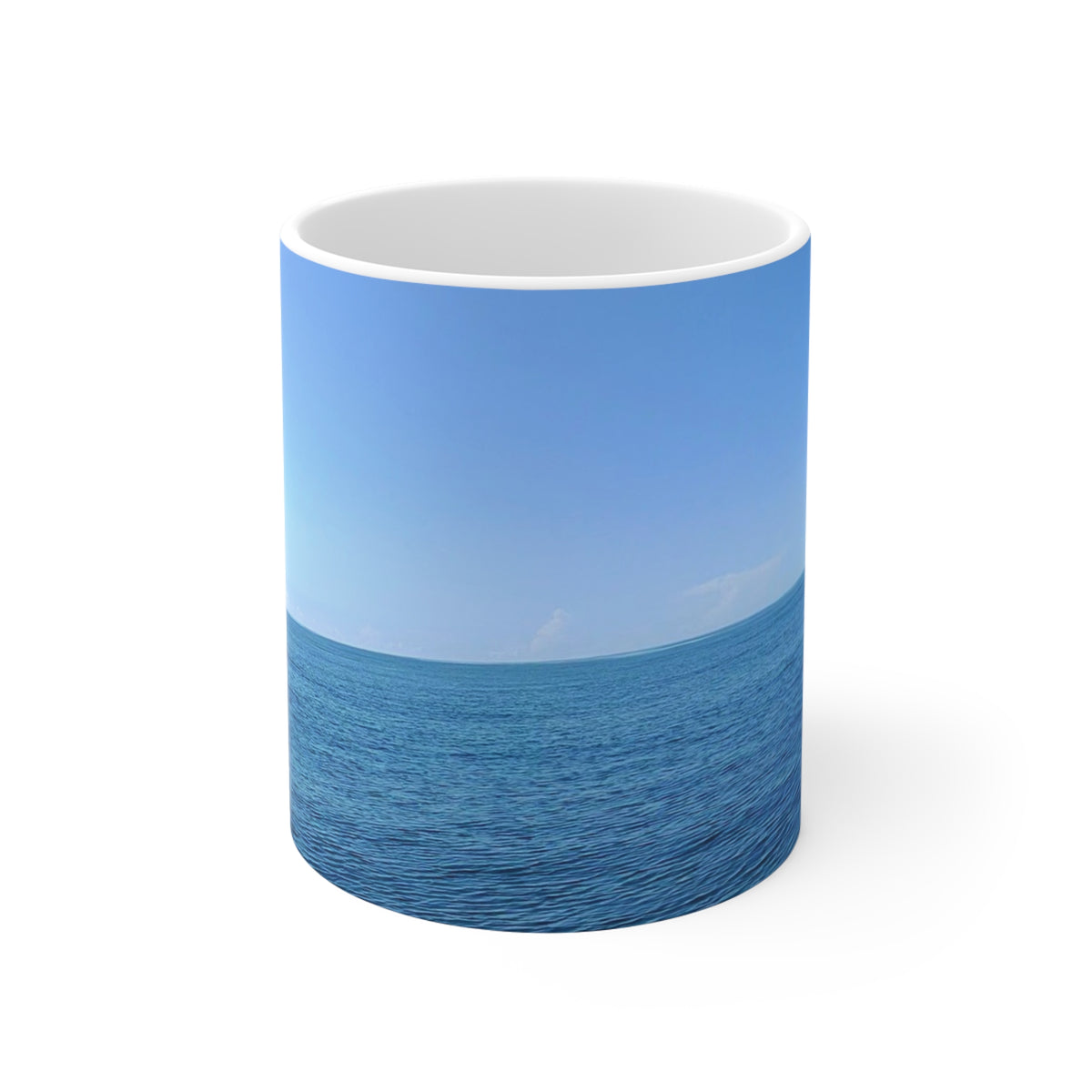 Sapphire Ripple Field — 11oz Mug