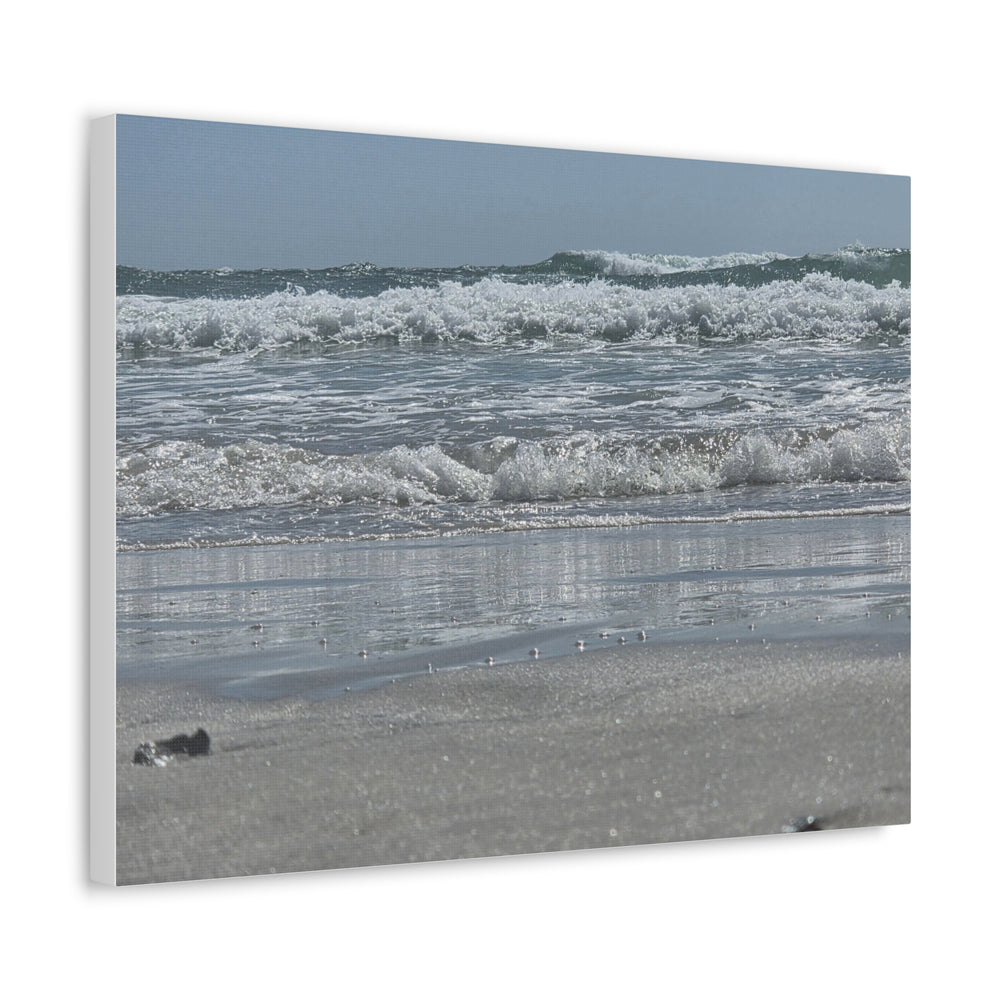 Shoreline Rush — Stretched Canvas