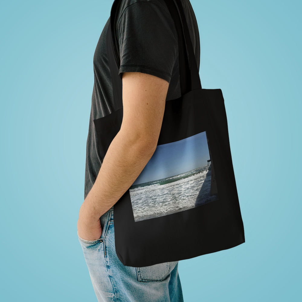 Breaking By The Pier — Cotton Tote