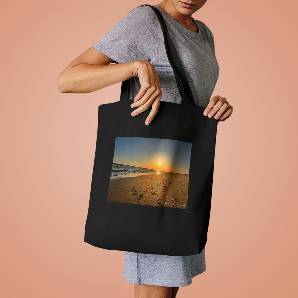 Golden Hour Shoreline — Cotton Tote