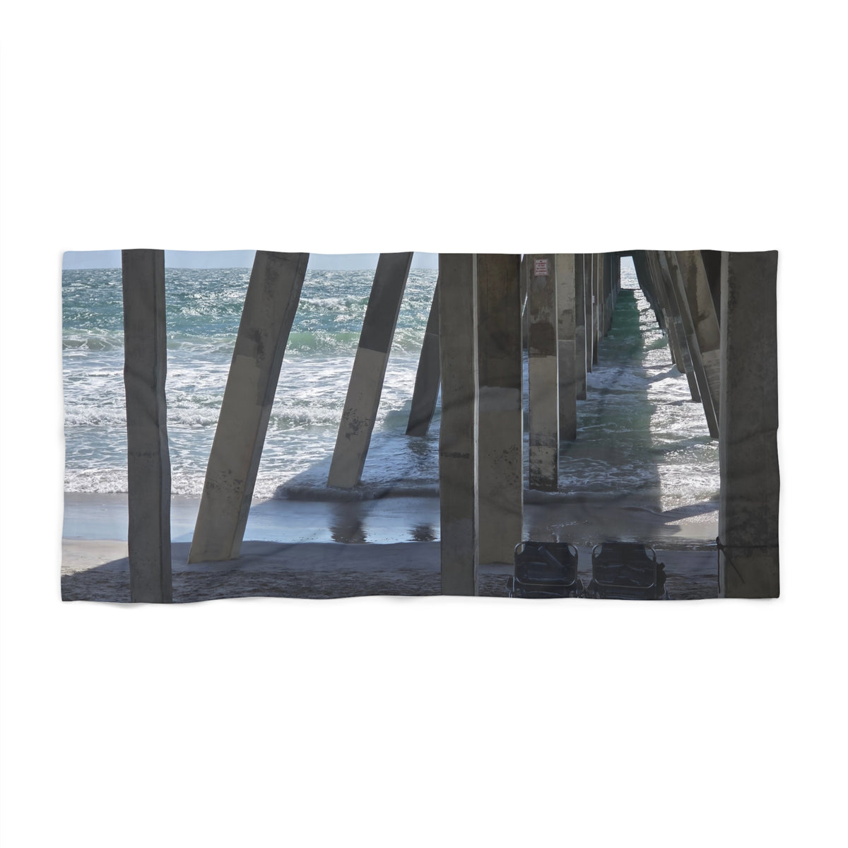 Under The Pier — Beach Towel